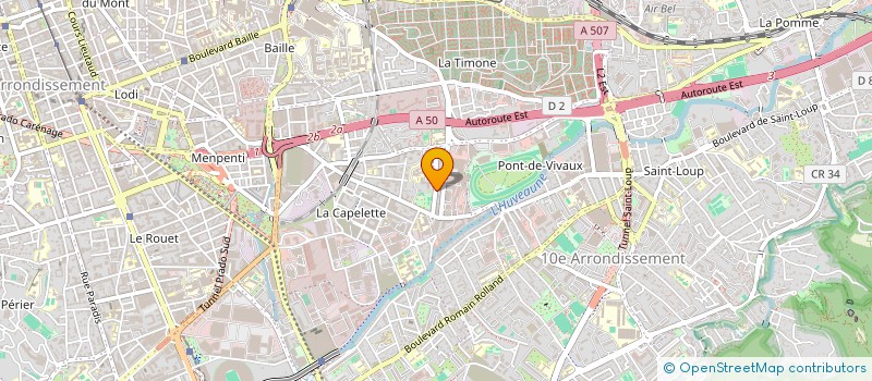 localisation de l'entreprise MONSIEUR YANN BOURLETSIS  MARSEILLE