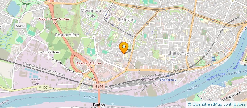 localisation de l'entreprise MONSIEUR YANN BOURVEAU à NANTES