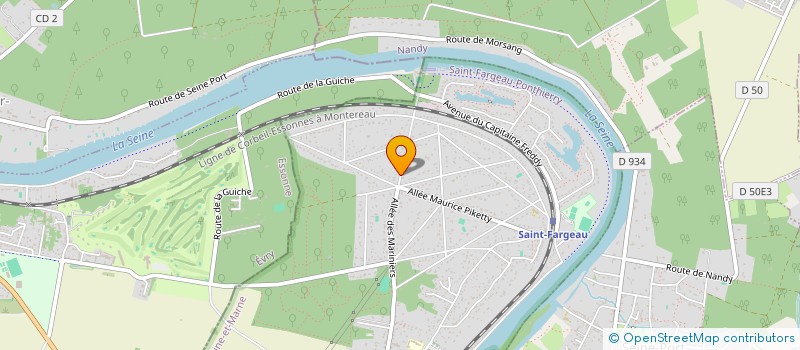 localisation de l'entreprise MONSIEUR YANN BOUZIT  SAINT-FARGEAU-PONTHIERRY