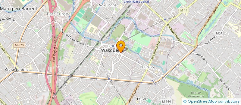 localisation de l'entreprise MONSIEUR YANN BOVE  WASQUEHAL