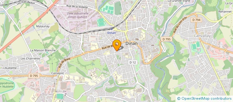 localisation de l'entreprise MONSIEUR YANN BOYER à DINAN