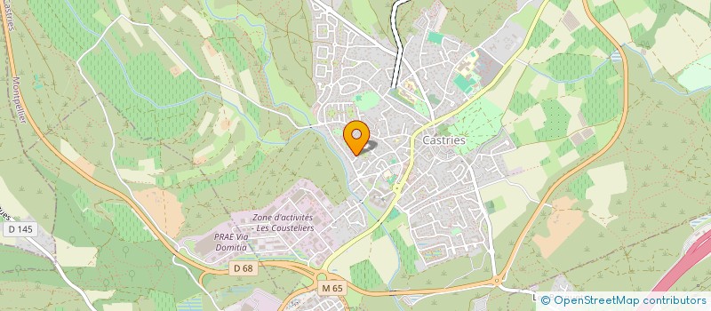 localisation de l'entreprise MONSIEUR YANN BRETHE  CASTRIES