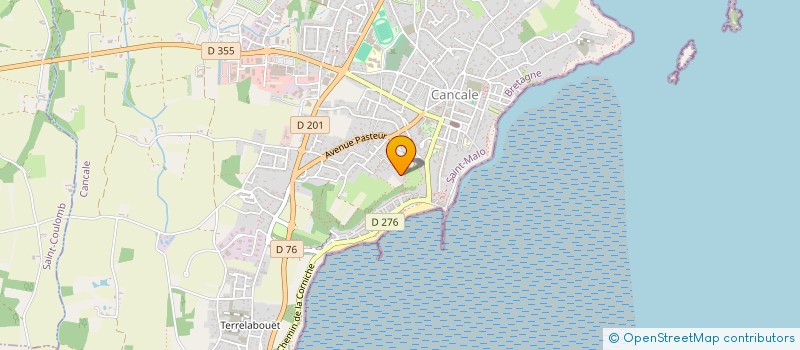 localisation de l'entreprise MONSIEUR YANN BRIAND  CANCALE