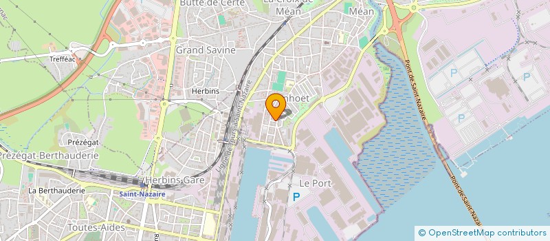 localisation de l'entreprise MONSIEUR YANN BRIAND à SAINT-NAZAIRE