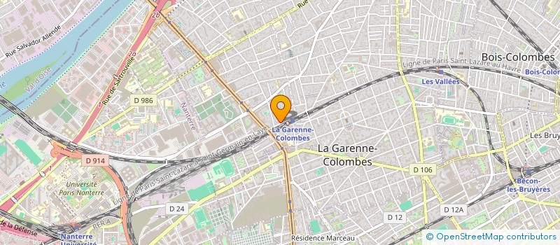 localisation de l'entreprise MONSIEUR YANN BRIAND  COLOMBES