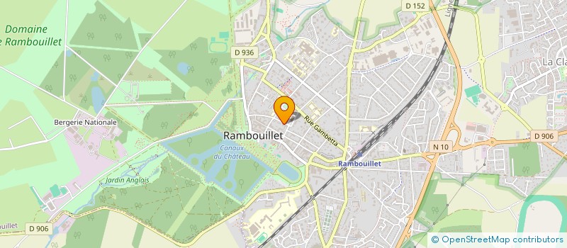 localisation de l'entreprise MONSIEUR YANN BRIDOUX à RAMBOUILLET