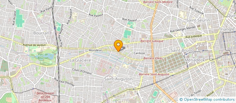 localisation de l'entreprise MONSIEUR YANN BRIET  BORDEAUX