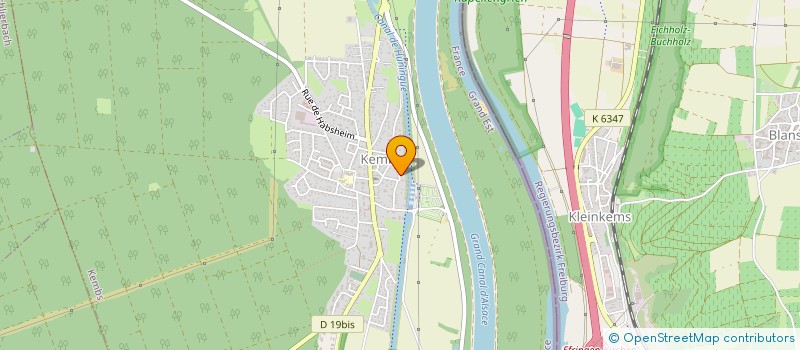 localisation de l'entreprise MONSIEUR YANN BROGLY  KEMBS