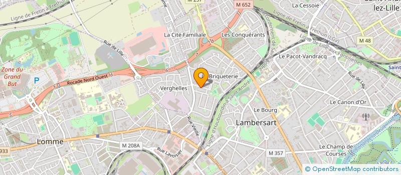 localisation de l'entreprise MONSIEUR YANN BROLY à LAMBERSART