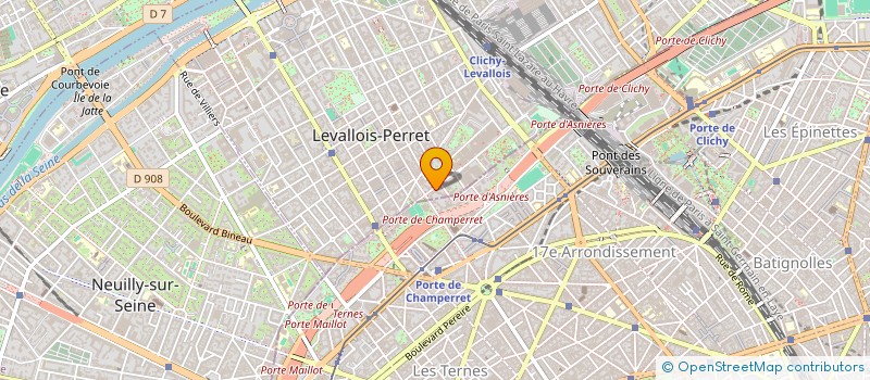 localisation de l'entreprise MONSIEUR YANN BROSOLO à LEVALLOIS-PERRET