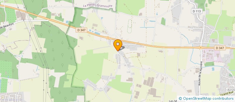 localisation de l'entreprise MONSIEUR YANN BROSSAS  LOIRE-AUTHION