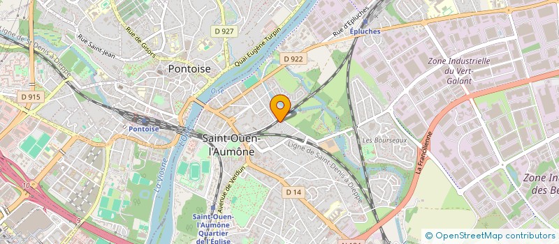 localisation de l'entreprise MONSIEUR YANN BRUDEY à SAINT-OUEN-L'AUMONE