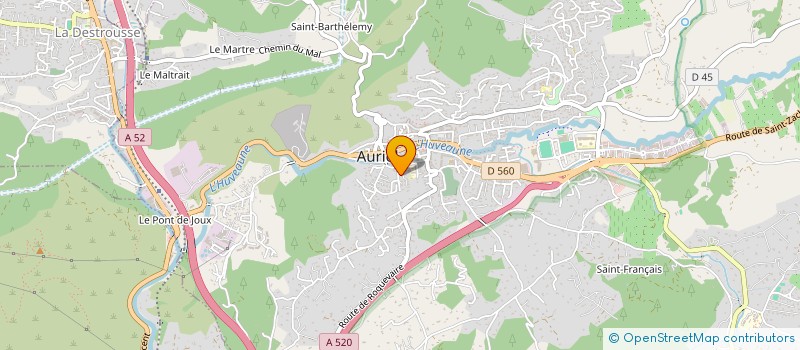 localisation de l'entreprise MONSIEUR YANN BRUN à AURIOL
