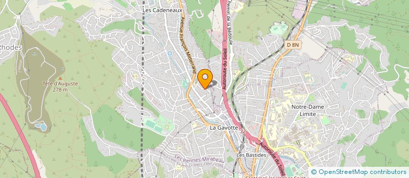 localisation de l'entreprise MONSIEUR YANN BUCO à LES PENNES-MIRABEAU