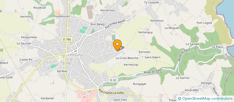 localisation de l'entreprise MONSIEUR YANN BURLOT  PLOUHA