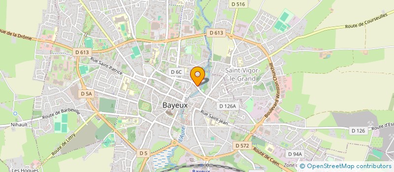 localisation de l'entreprise MONSIEUR YANN BUTAUX  BAYEUX