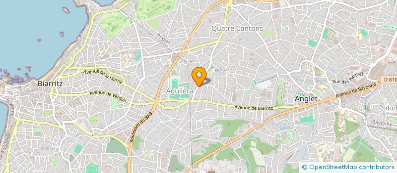 localisation de l'entreprise MONSIEUR YANN BYWALSKI  ANGLET