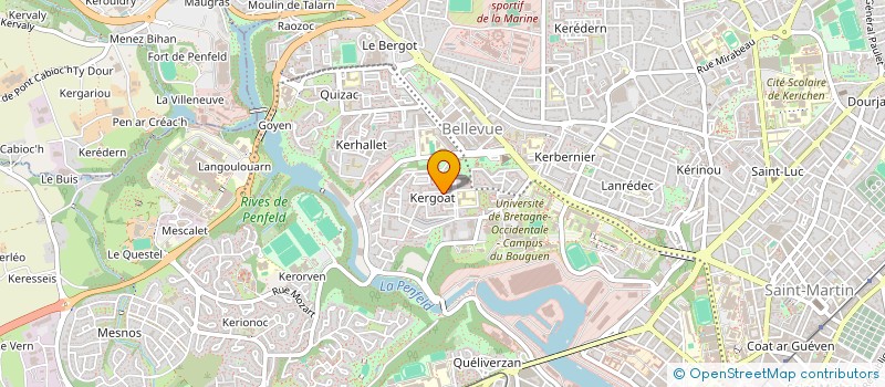 localisation de l'entreprise MONSIEUR YANN CABON à BREST