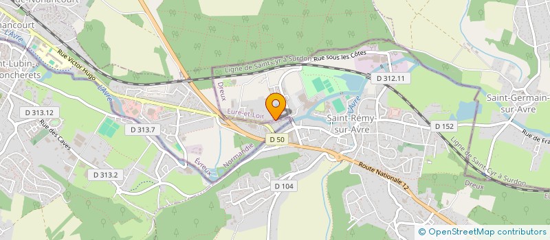 localisation de l'entreprise MONSIEUR YANN CABRAE à SAINT-REMY-SUR-AVRE