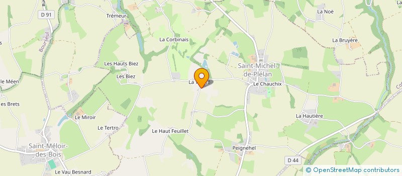 localisation de l'entreprise MONSIEUR YANN CABUS  SAINT-MICHEL-DE-PLELAN