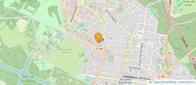 localisation de l'entreprise MONSIEUR YANN CADIOU  LE CHESNAY-ROCQUENCOURT