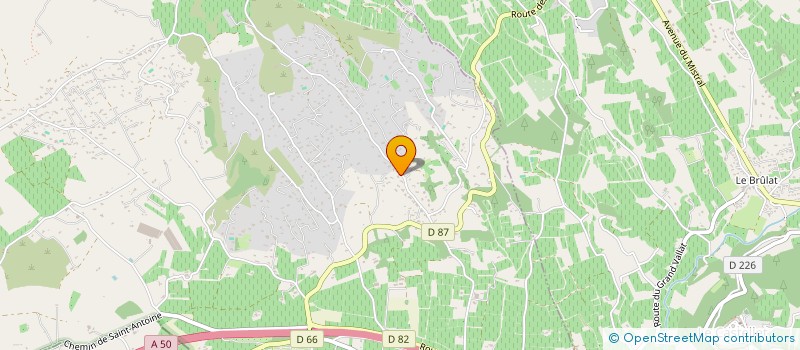 localisation de l'entreprise MONSIEUR YANN CAILLET  LA CADIERE-D'AZUR