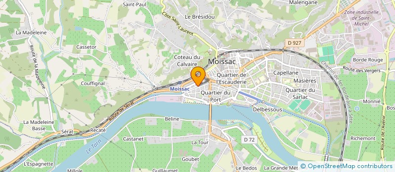 localisation de l'entreprise MONSIEUR YANN CALAS à MOISSAC
