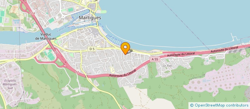 localisation de l'entreprise MONSIEUR YANN CALVEZ à MARTIGUES