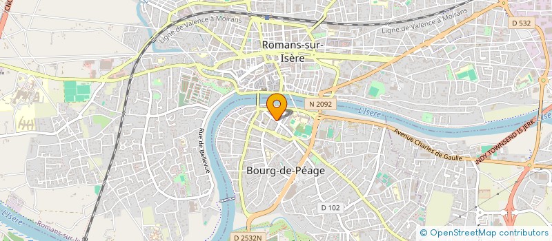 localisation de l'entreprise MONSIEUR YANN CAMBE  BOURG-DE-PEAGE