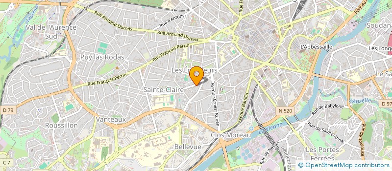 localisation de l'entreprise MONSIEUR YANN CAMILLERI  LIMOGES