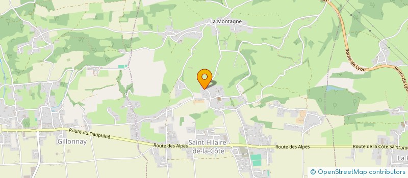 localisation de l'entreprise MONSIEUR YANN CANOVAS  LA COTE-SAINT-ANDRE