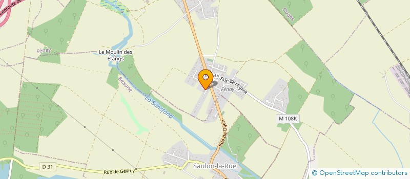 localisation de l'entreprise MONSIEUR YANN CAPITAIN  SAULON-LA-CHAPELLE