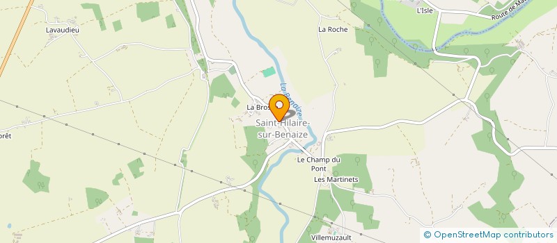 localisation de l'entreprise MONSIEUR YANN CARDINAL à SAINT-HILAIRE-SUR-BENAIZE