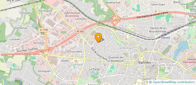 localisation de l'entreprise MONSIEUR YANN CARFANTAN à VANNES