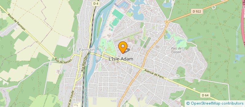 localisation de l'entreprise MONSIEUR YANN CARON  L'ISLE-ADAM