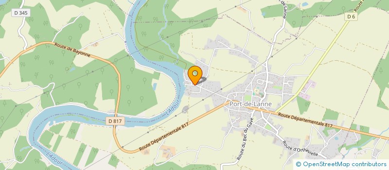 localisation de l'entreprise MONSIEUR YANN CARON  PORT-DE-LANNE