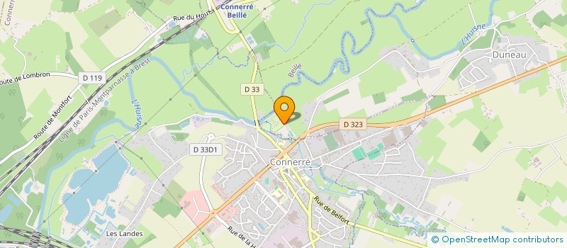 localisation de l'entreprise MONSIEUR YANN CARTIER  CONNERRE