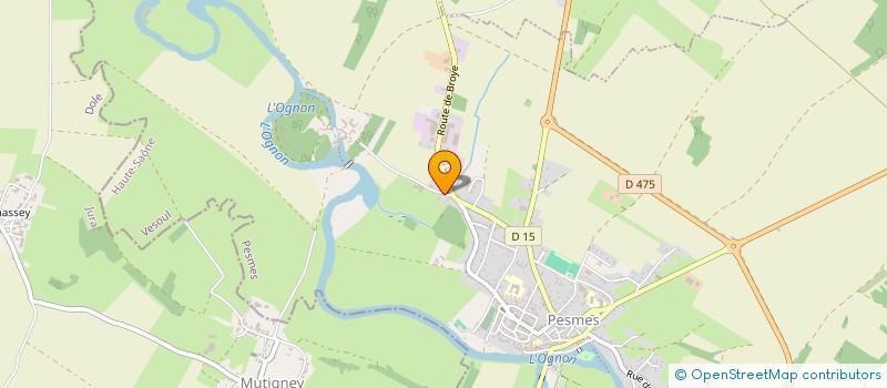 localisation de l'entreprise MONSIEUR YANN-CEDRIC DEVAUX  SAUVIGNEY-LES-PESMES