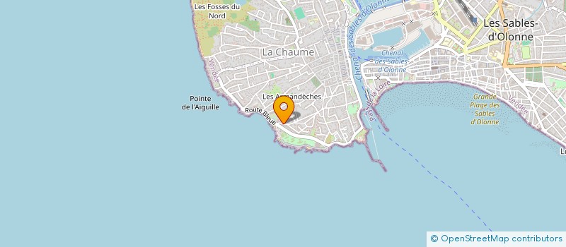 localisation de l'entreprise MONSIEUR YANN CERVERA à LES SABLES D'OLONNE