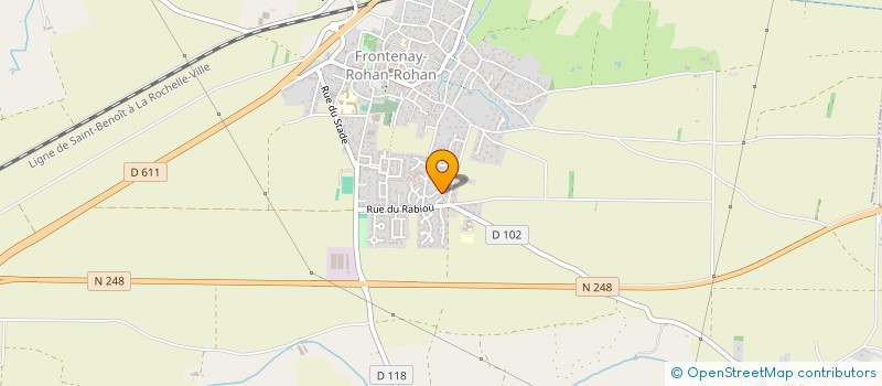 localisation de l'entreprise MONSIEUR YANN CHAILAN  FRONTENAY-ROHAN-ROHAN