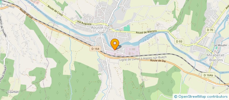 localisation de l'entreprise MONSIEUR YANN CHAIX POUET à AOUSTE-SUR-SYE