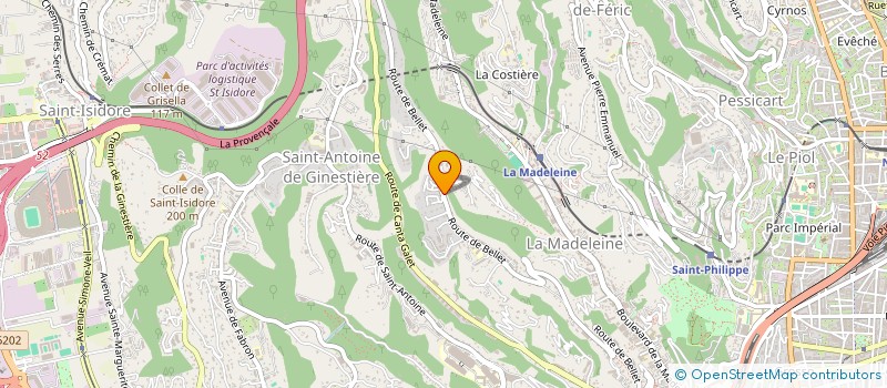 localisation de l'entreprise MONSIEUR YANN CHAPELLON  NICE