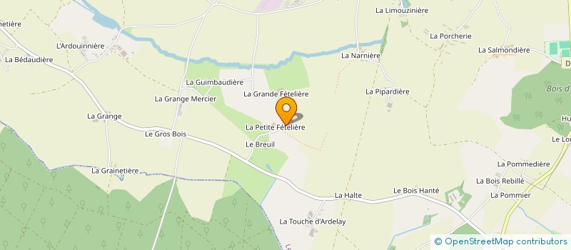 localisation de l'entreprise MONSIEUR YANN CHARBONNIER à LES HERBIERS
