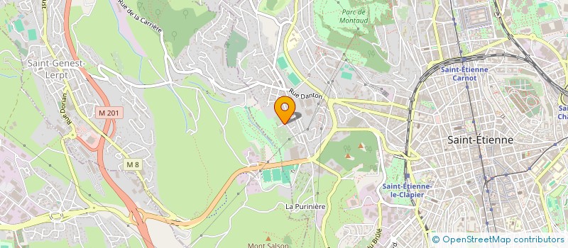 localisation de l'entreprise MONSIEUR YANN CHATELARD  SAINT-ETIENNE