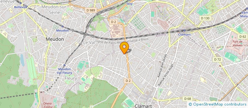 localisation de l'entreprise MONSIEUR YANN CHATELLIER à CLAMART