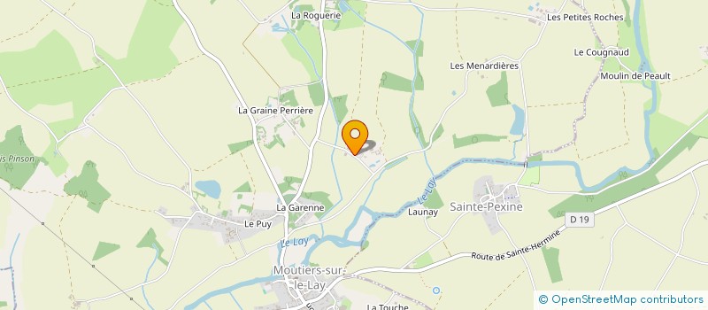 localisation de l'entreprise MONSIEUR YANN CHAUVET à MOUTIERS-SUR-LE-LAY