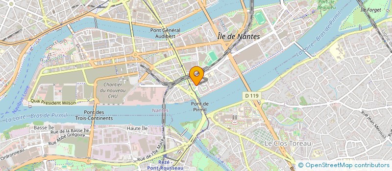 localisation de l'entreprise MONSIEUR YANN CHAUVIN à NANTES