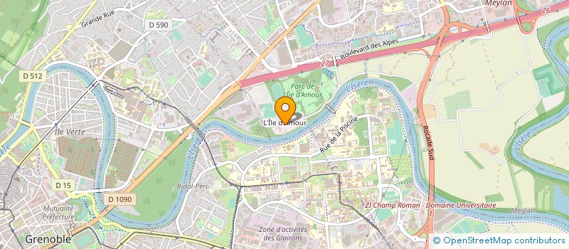 localisation de l'entreprise MONSIEUR YANN CHOLOT à MEYLAN