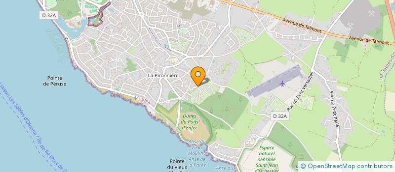 localisation de l'entreprise MONSIEUR YANN CHRISTIAN CHAVANTRE  LES SABLES D'OLONNE