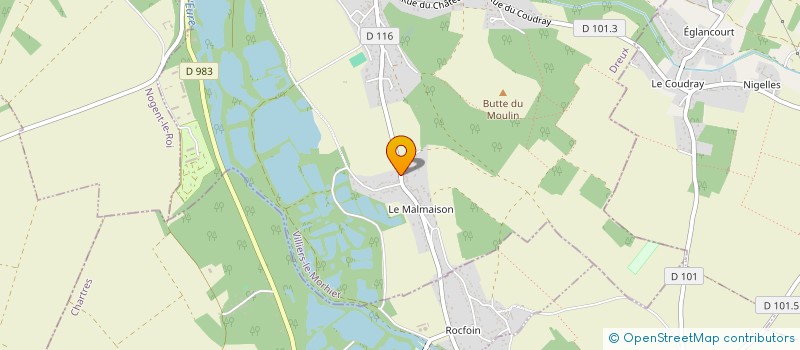 localisation de l'entreprise MONSIEUR YANN CILLIERRE à BOUGLAINVAL